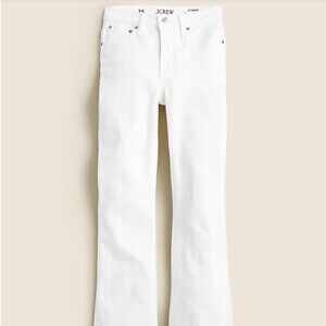 J. Crew 9" Billie Demi Boot Crop White 27